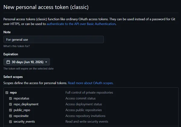 Set Permissions for PAT