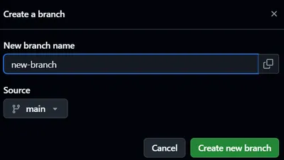 Create branch